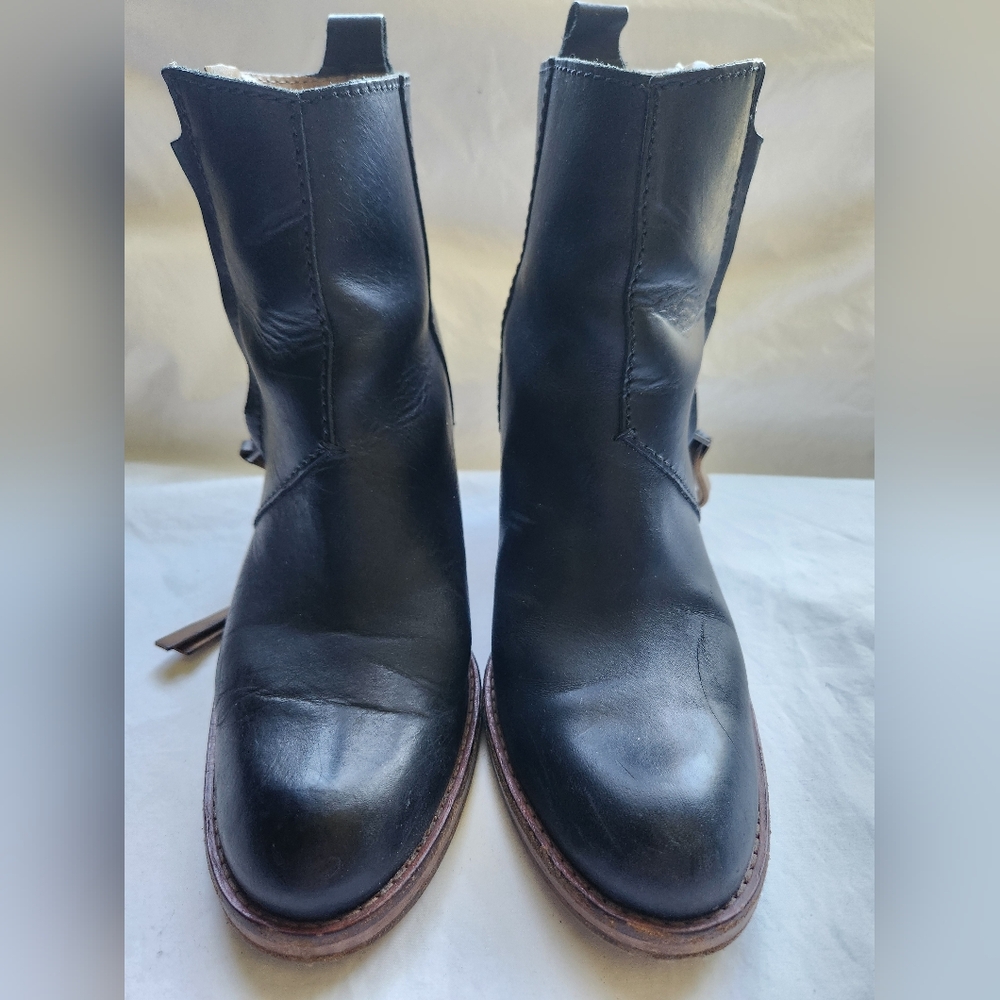 Acne Side Zip Ankle Boot - Picture 8 of 9